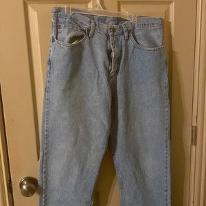 Light wash dad jeans